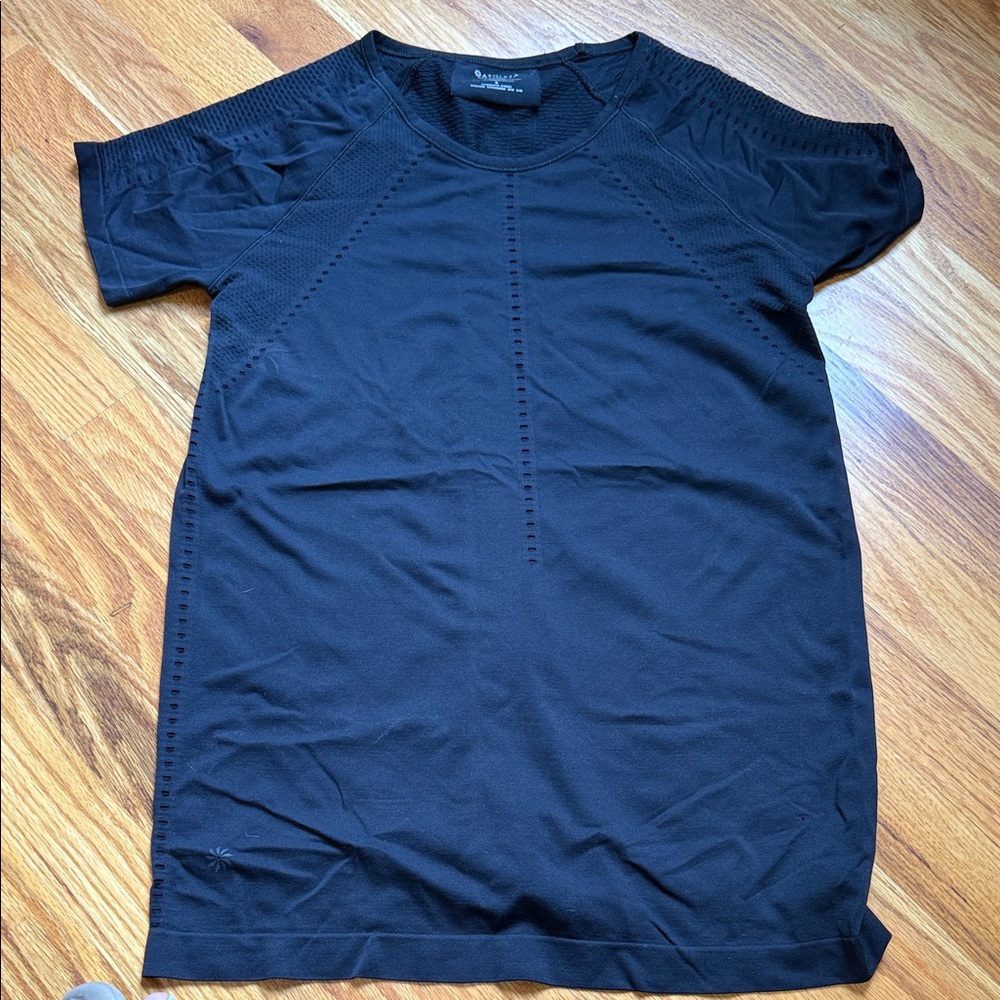 Athleta Black Short Sleeve Tee